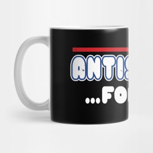 Antisocial For Life Funny Introvert Slogan Meme Gift Mug